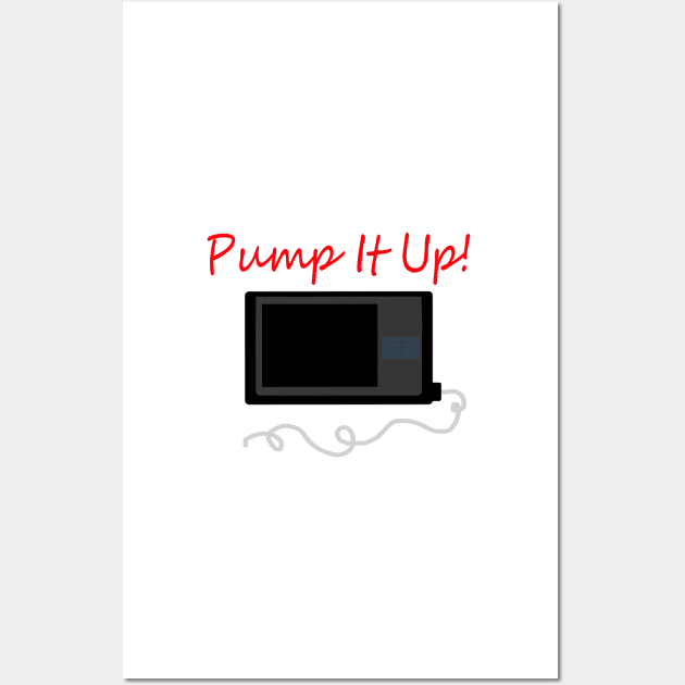 Pump It Up! Red Wall Art by CatGirl101